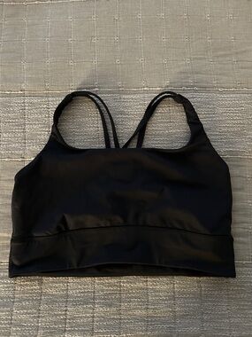 Lululemon black sports bra size 12
